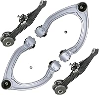 Vista 213 de Detroit Axle - Kit de brazos de control delanteros de 4 piezas para Ford Mustang Base GT 05-10 2005 2006 2007 2008 2009 2010, 2 brazos de control