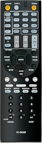 Miniatura 2 de RC-865M Reemplazo remoto para receptor AV Onkyo TX-NR525 TXNR525 HT-R391 TX-NR315 TX-NR737 Subs Remote RC-866M