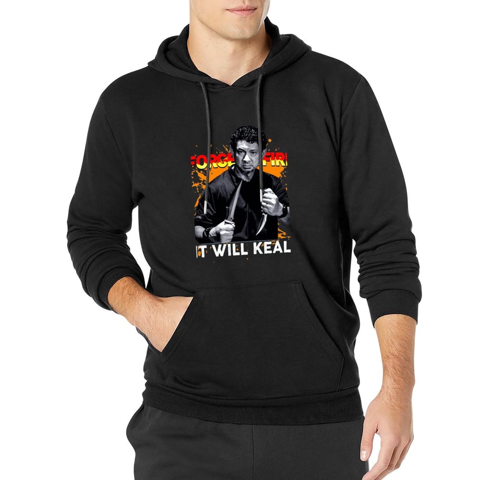 Brand Doug Marcaida Forged In Fire It Will Keal Shirt Summer 2019 Men Long Sleeve Hoody Black