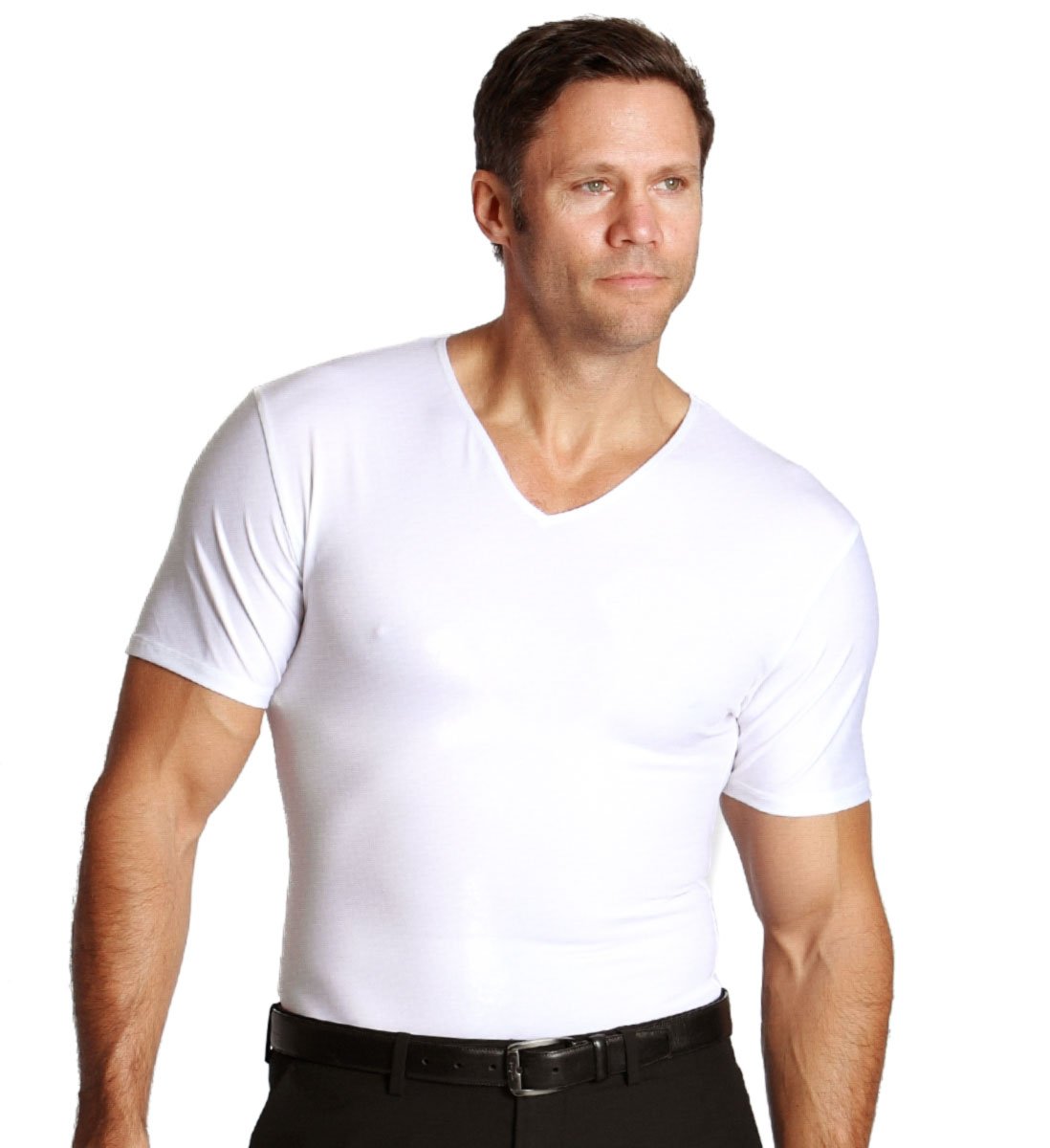 Insta Slim Mens Compression V Neck T Shirt 5x Large Desertcart INDIA