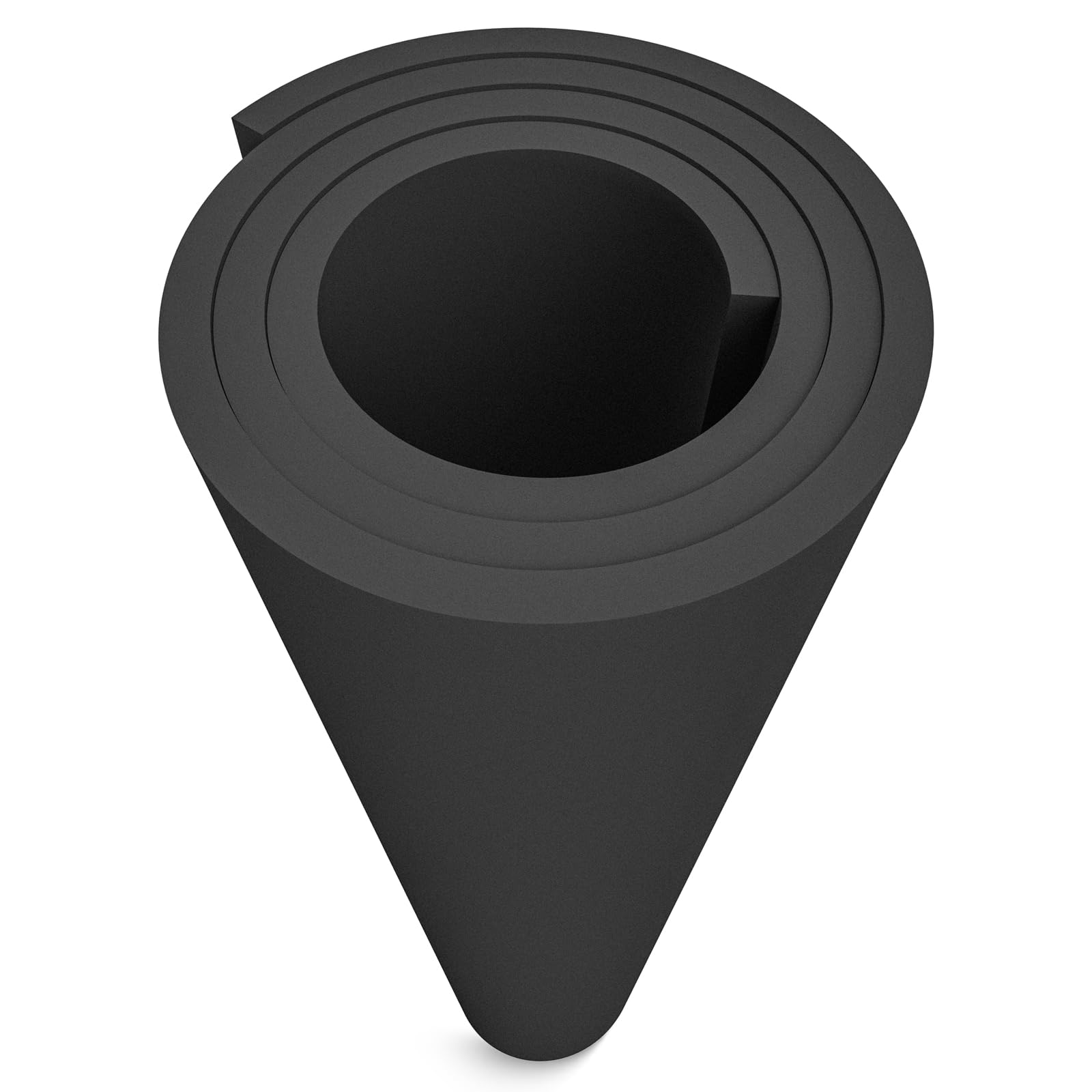 Espuma EVA Negro 15mm, MEARCOOH 150cm*90cm Cosplay Espuma EVA Grande, 1PCS Esponja EVA Densidad 86kg/m3 para Cosplay, Manualidades, Proyectos DIY (Negro 15mm)