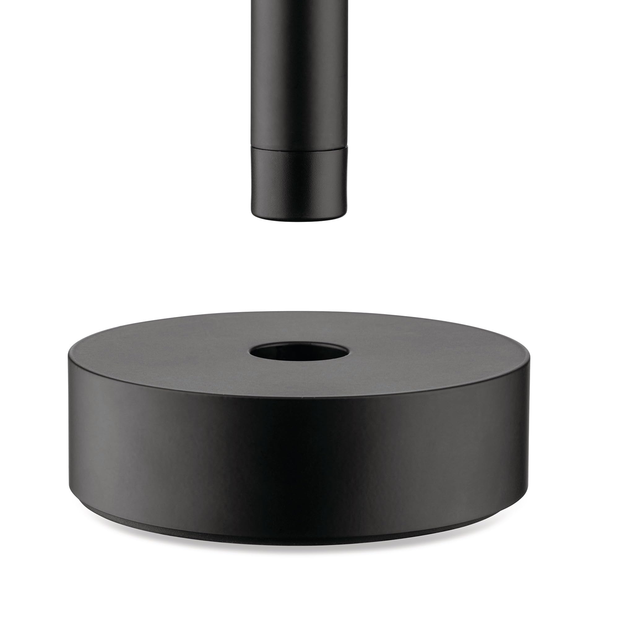 Alessi Tsumiki ME01 B - Lampada Portatile Magnetica, Batteria Ricaricabile con cavo USB-C, in Metallo e Resina Termoplastica, Luce a LED 3.5W 5V, Nero