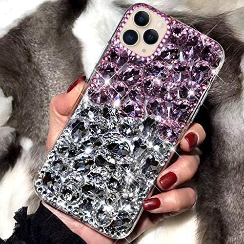Supply Quality Product Diamond Case For Iphone 12 Pro Max Bling Glitter Case Girls Women 3d Handmade Luxury Sparkle Shiny Crystal Rhinestone Shockproof Tpu Case Rubber Bumper Slim Cover Case For Iphone