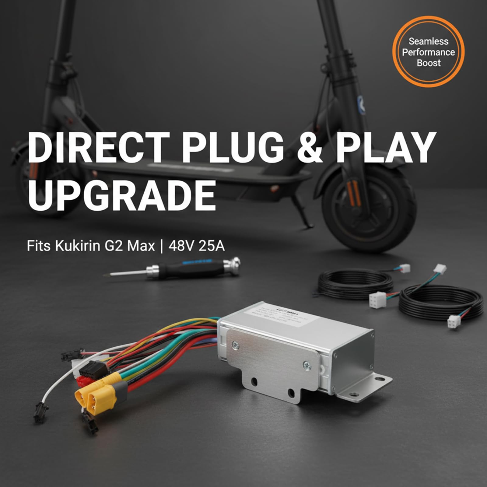 Set di regolatori per scooter elettrico brushless, 48 V/25 A, per scooter Kukirin, per controller della scheda madre elettrica
