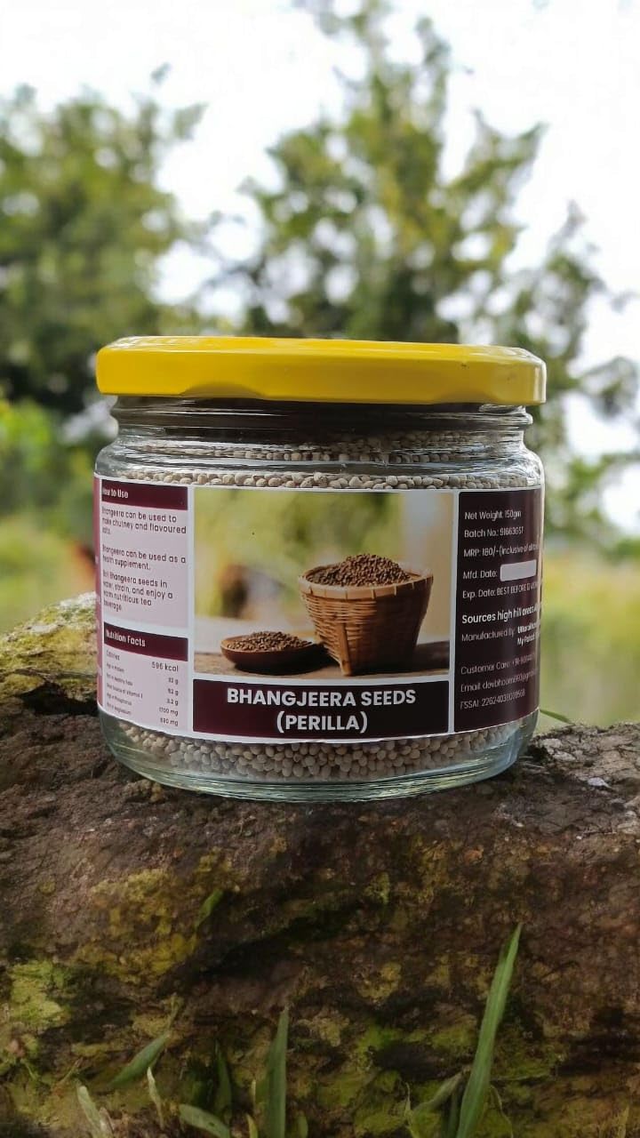 My Pahadi Store-Organic Natural Organic Bhanjeera/Bhangjira/Perilla seeds / 150 grams/Rs 149