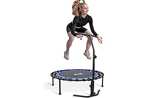40"-48" Silent Mini Trampoline, Your Personal Cardio Workout Haven