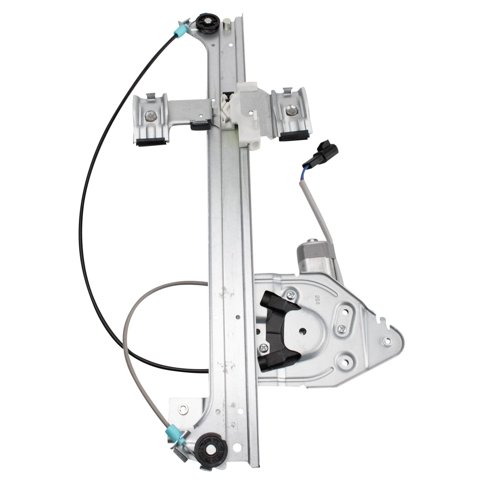 TRQ Rear Driver Side Power Window Motor and Regulator Assembly Power | For 2002-2009 Chevrolet Trailblazer 2002-2009 GMC Envoy 2004-2007 Buick Rainier 2005-2009 Saab 9-7X