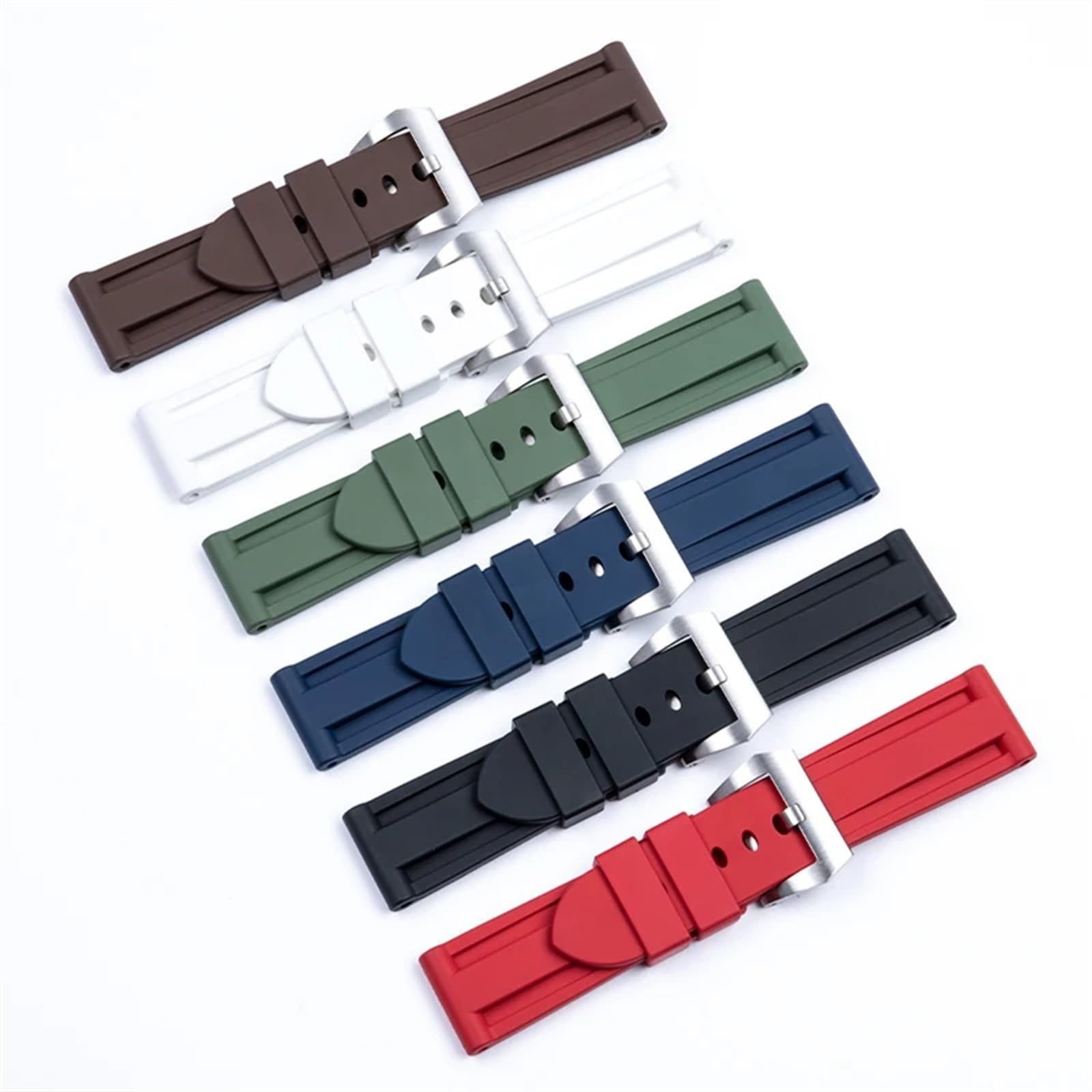 Il cinturino in gomma da 22/24 mm sostituisce il cinturino in silicone impermeabile serie Panerai
