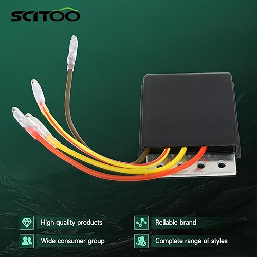 Miniatura 2 de SCITOO Regulador de Voltaje Rectificador 1999-2002 para Polaris Magnum 500 1998-2003 para Polaris Ranger 500 1997-2002 para Polaris Scrambler 500