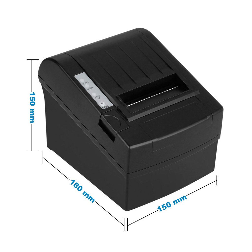 Floureon ZJ-8220 DE - Impresora térmica - B/N 300 mm/s