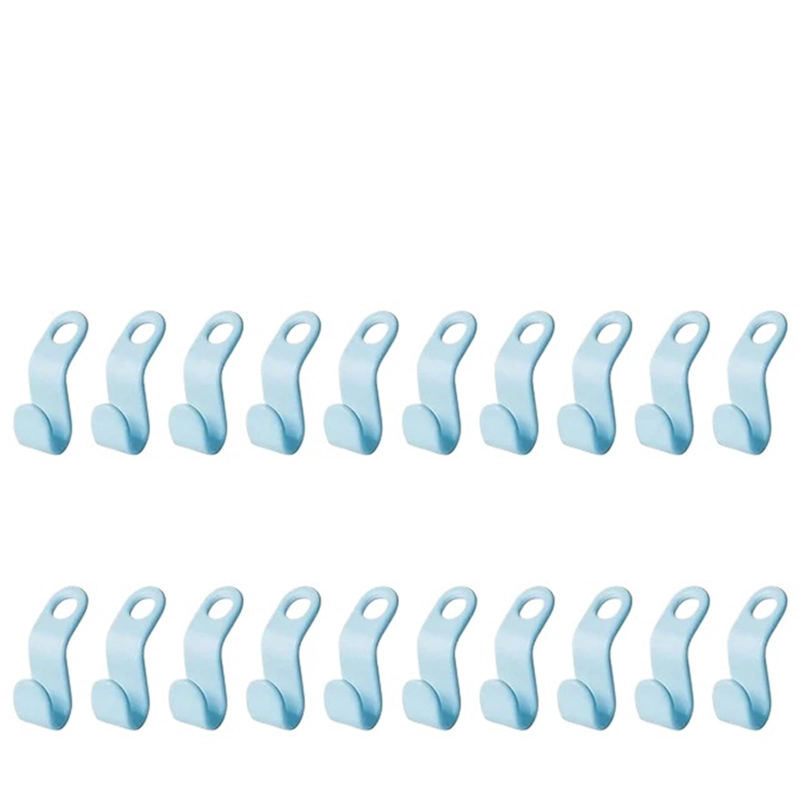 Hangers for Clothes Space Savers 260pcs Cascading Hanger Plastic Extender Clips Wardrobe Coat Organizer(Blue)