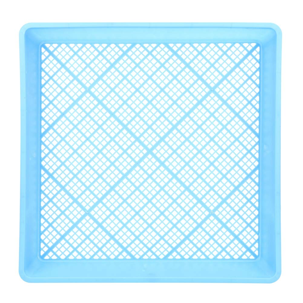 pour plateaux de semis de plantes, matériau PP de haute qualité, conception carrée à fond plat durable, excellent maillage de drainage, pour une utilisation à la maison