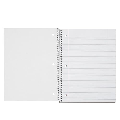 Miniatura 3 de School Smart Cuaderno de espiral con rayas anchas, 8 x 10-12 pulgadas