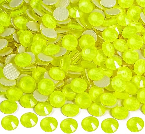 Blinginbox Diamantes de imitación Hotfix, 1440 unidades de diamantes de imitación de fijación en caliente para manualidades, ropa, decoración,