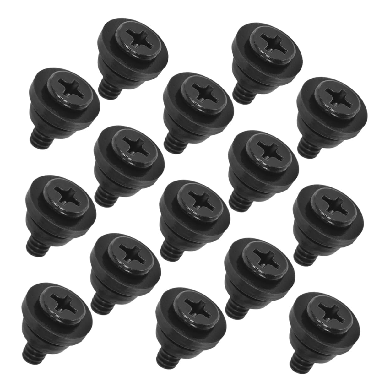 Ciieeo 15pcs Hard Disk Mounting Screws Shock Absorbing Vibration Hardware Kit for and SSD Durable Computer Repair Accessories for Enhanced Performance
