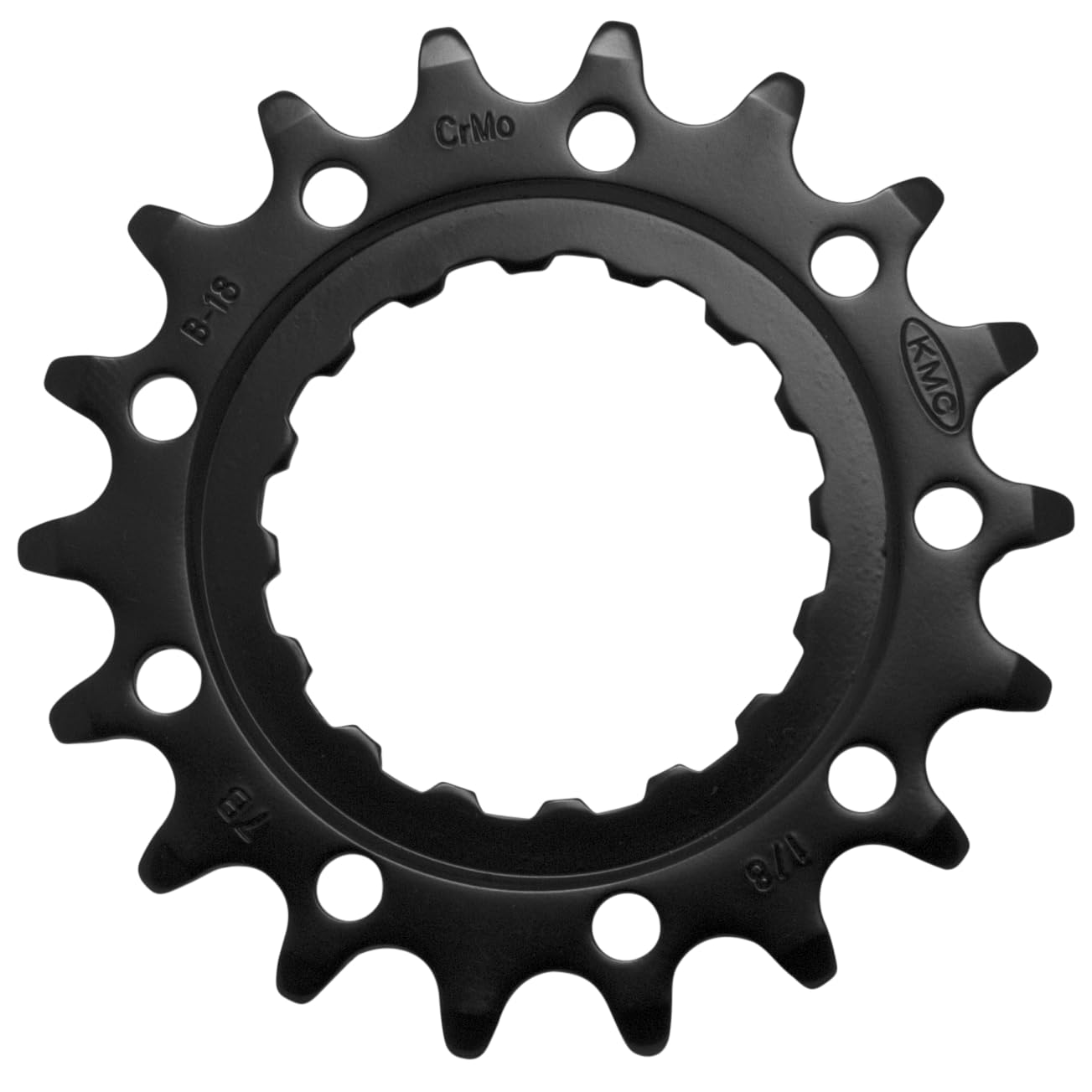 KMC Bosch Gen 2 Wide Front Sprocket, Black, 18T BSFB5818