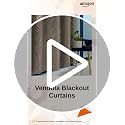 Image of Lighting Foil Printed True Blackout Window Curtains 5 Feet Set of 2, Heavy Room Darkening Thermal Insulated Eyelet Parda for Living Room & Bedroom, Curtains with Tie Back (121x152cm, Brown)