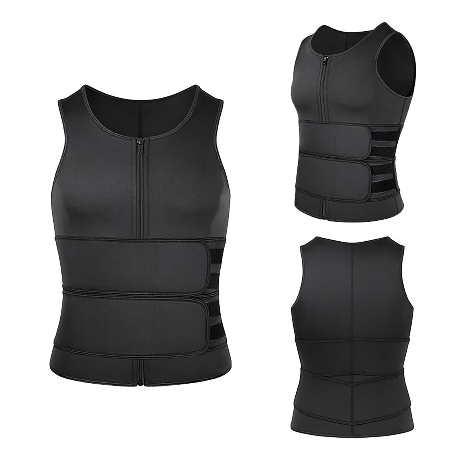 Saunaanzüge, Herren Abnehmen Weste, Sauna Shirt Body Shaper, Sauna Herren Für Abnehmen Fitness Workout Saunaanzug(XXL)