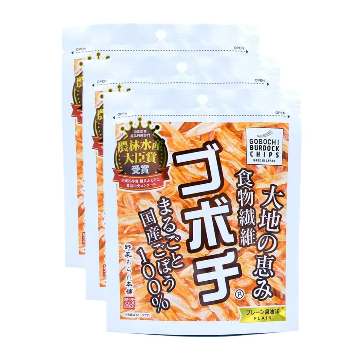 Amazon.co.jp: （3袋セット） デイリーマーム ゴボチ プレーン醤油味