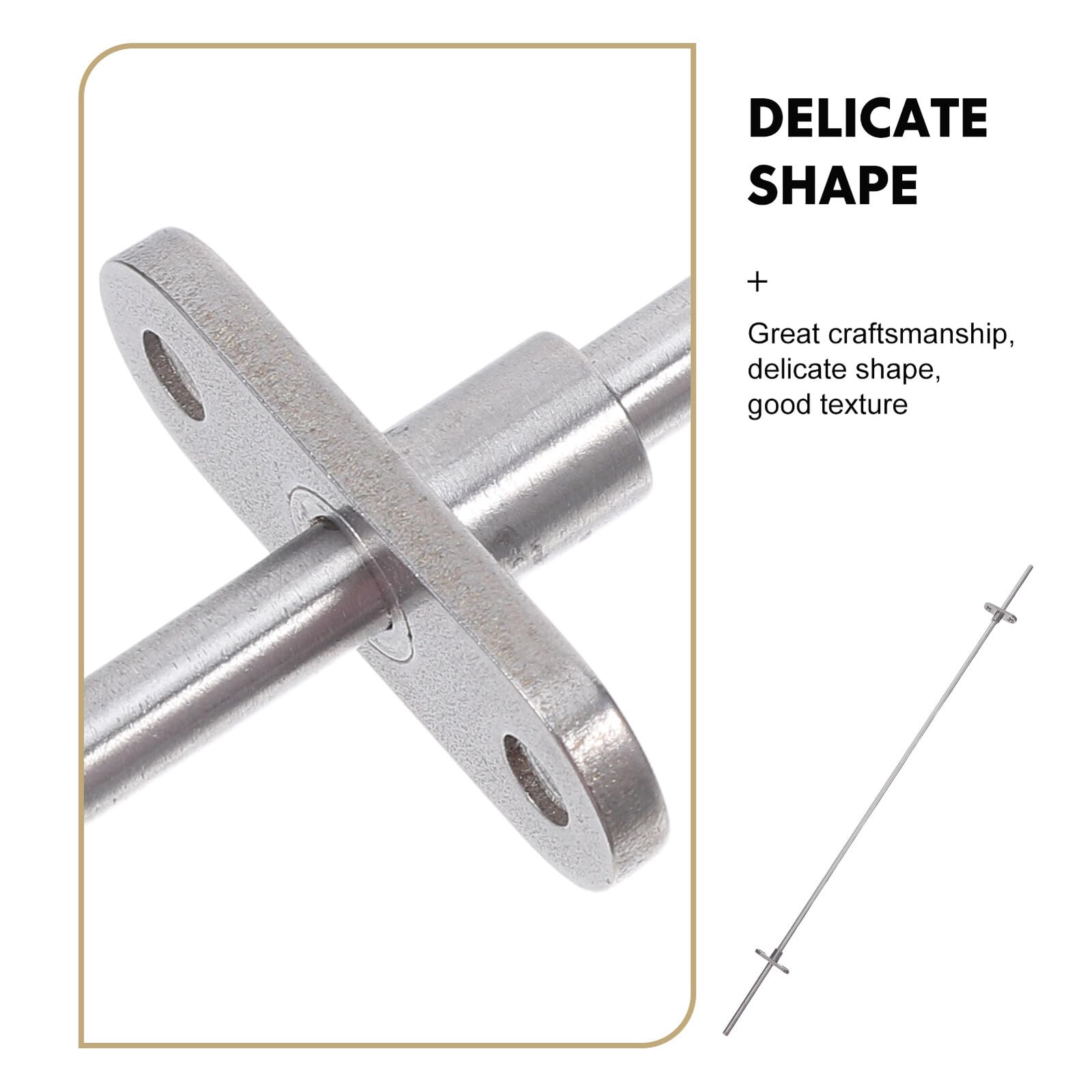BESTonZON Barra Metálica Colgante para Archivadores 50 Cm Soporte Resistente y Anticorrosión, Riel para Carpetas y Cajones de Oficina, Organizador de Archivos para Escritorio y Armarios
