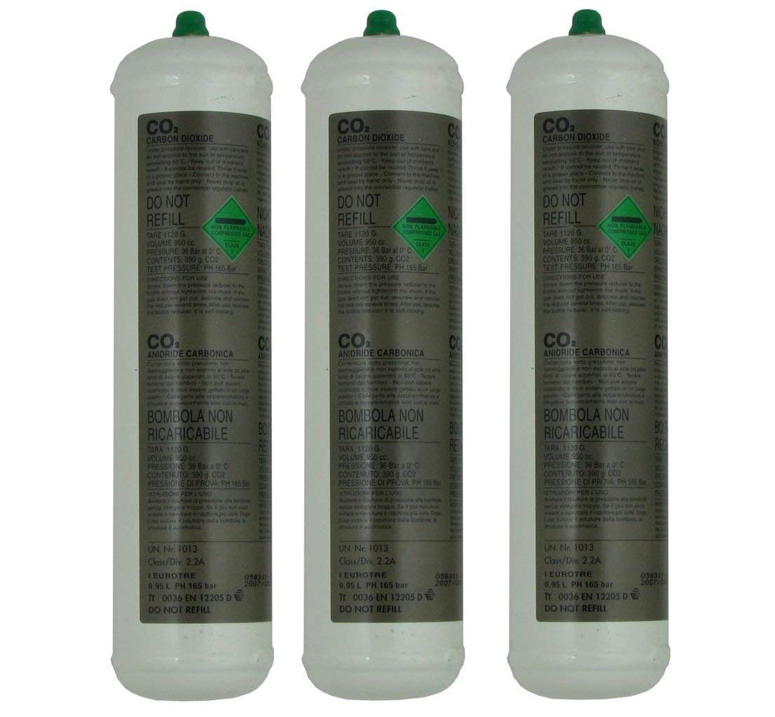 Swp-Clarik Swp Co2 Disposable Gas Mig Welder Bottle 390G 60L X 3
