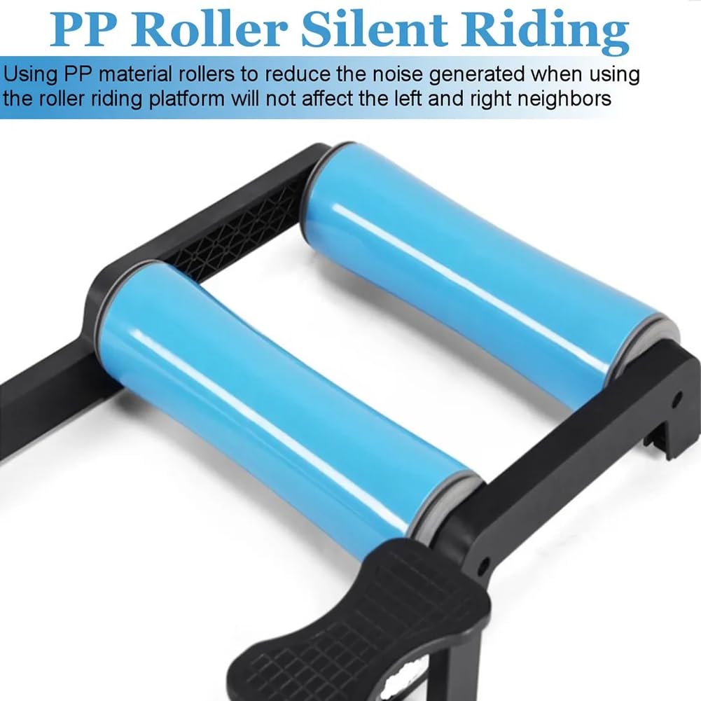 Rulli per allenamento in bicicletta, allenamento ciclistico indoor a casa, rullo portatile per allenamento in bicicletta, rullo pieghevole per allenamento in bicicletta, piattaforma per supporto per