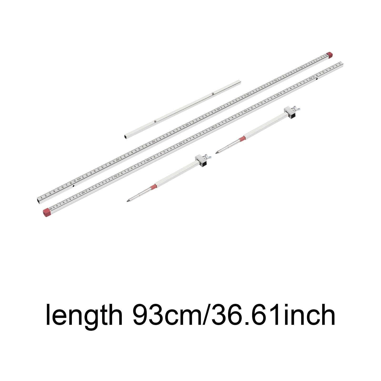 Milageto Règle de Mesure 2D pour la réparation et Le Remplacement de châssis Automobiles. Facile à Utiliser. Véhicules avec Fixations Robustes. Machine à