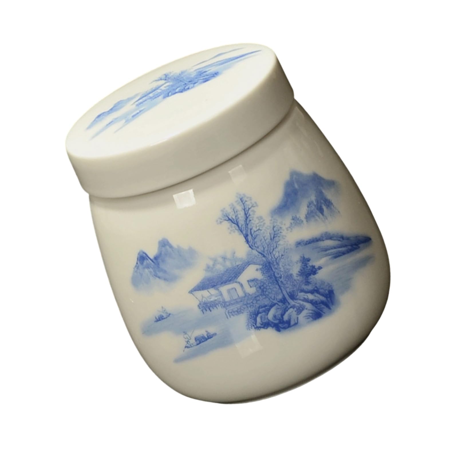 Btgghytr Chinese Ceramic Food Container 220ml with Cover Coddled Eggs Cup Great for Steaming Boiling and Keep Meals Warm Boiled Eggs Maker