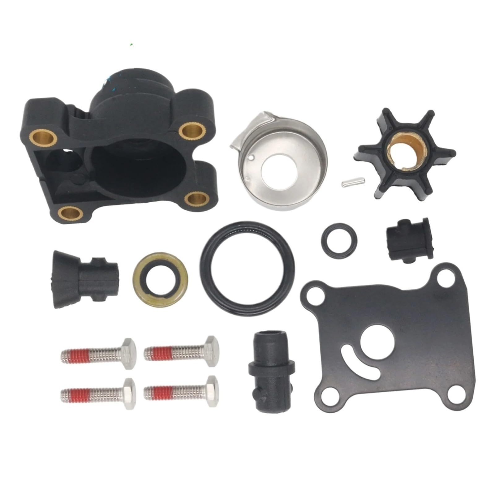 0394711 Kit di riparazione girante pompa acqua for motore fuoribordo Johnson Evinrude 8HP 9.9HP 15HP sostituisce 0391388 Sierra 18-3327