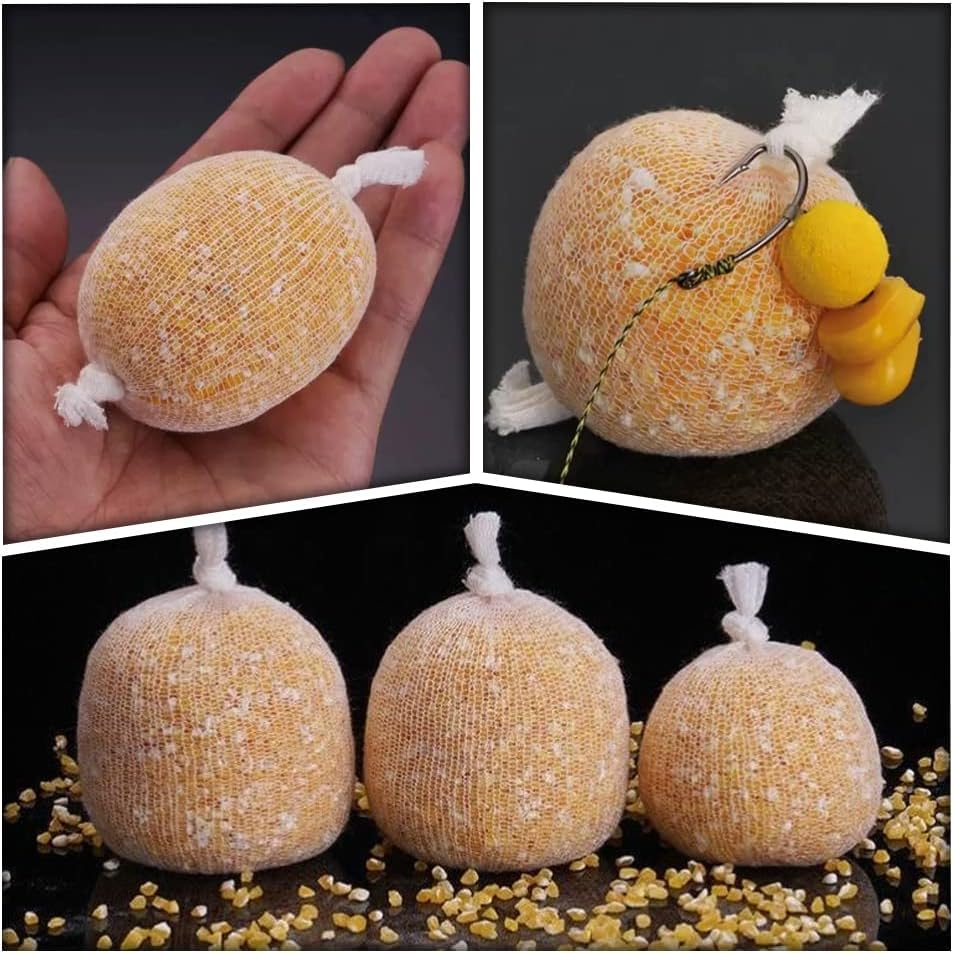 Kit De Pesca De Carpa De Malla PVA Con Tijeras, Bolsas De PVA De 5