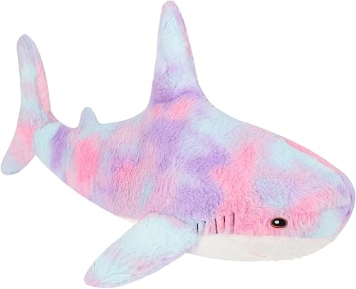 MUPI Peluche de tiburón de 11 pulgadas, almohada de tiburón de peluche de tiburón, tiburón de peluche, animal de peluche grande grande de tiburón