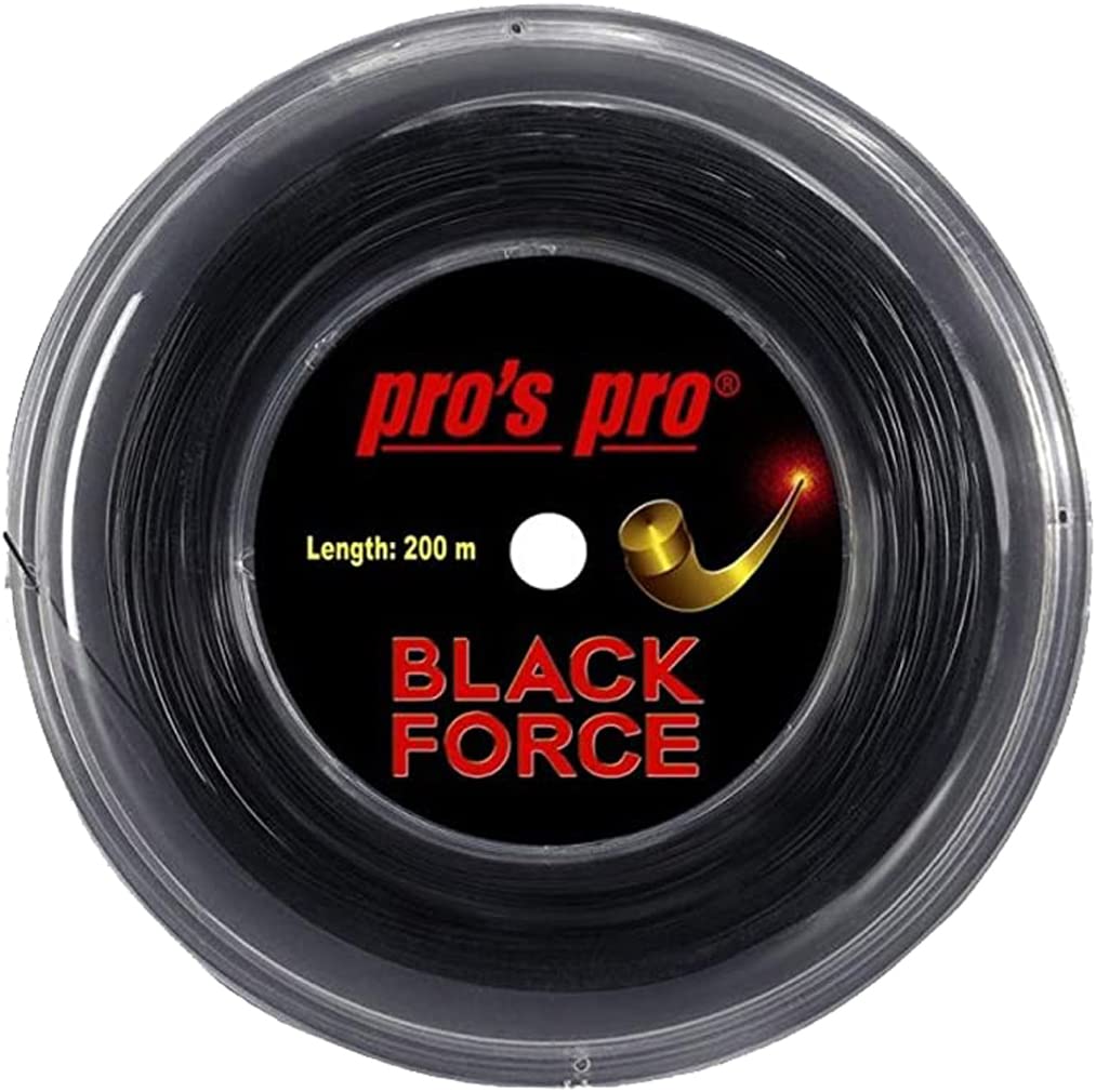 Pro's Pro - Black Force - Black - Tennis String - 200m - 1.24mm