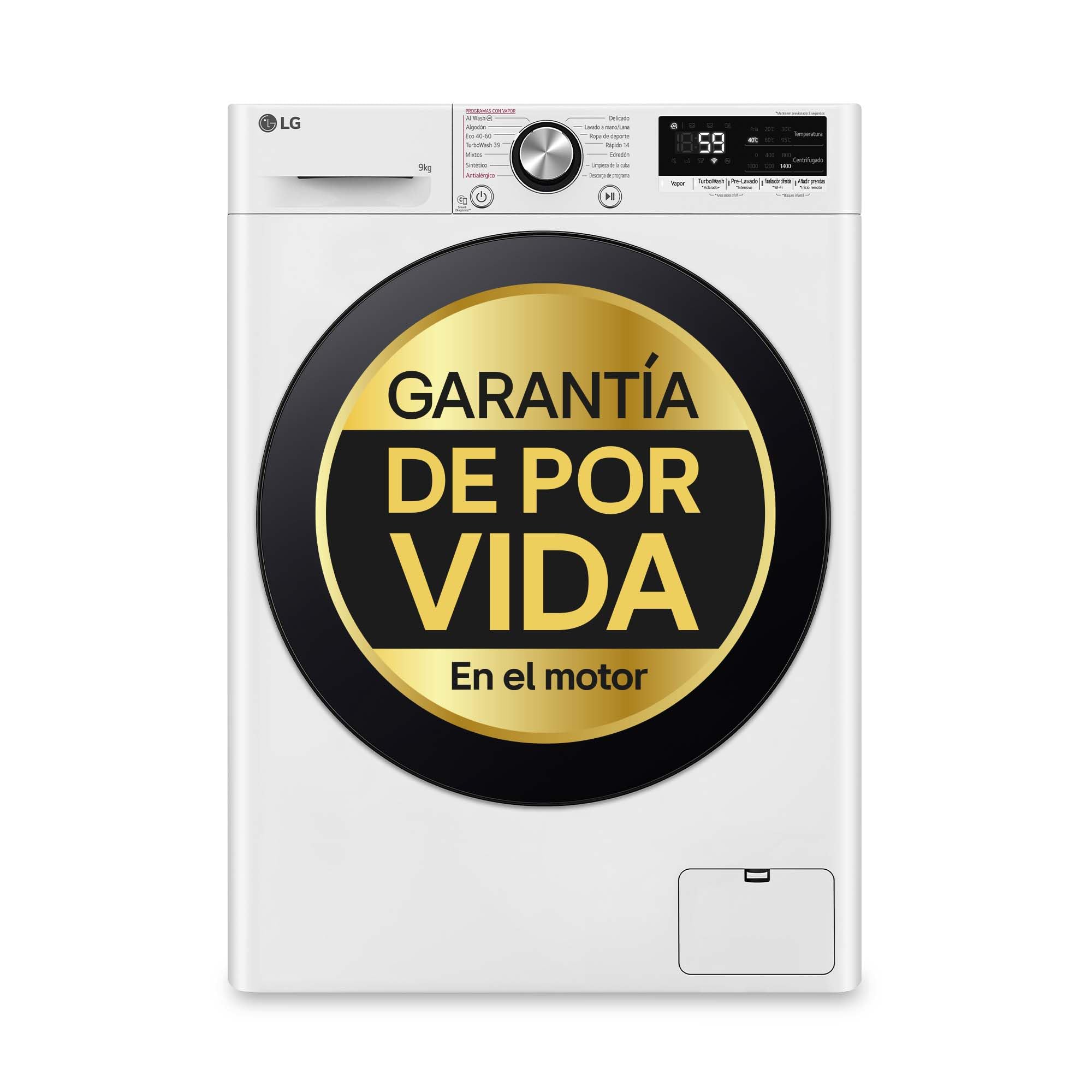 LG F1P1CY2T - Lavadora Inverter direct Drive, 17 kg, A++, 1100 rpm, serie XXX, color inox antihuellas — view 20