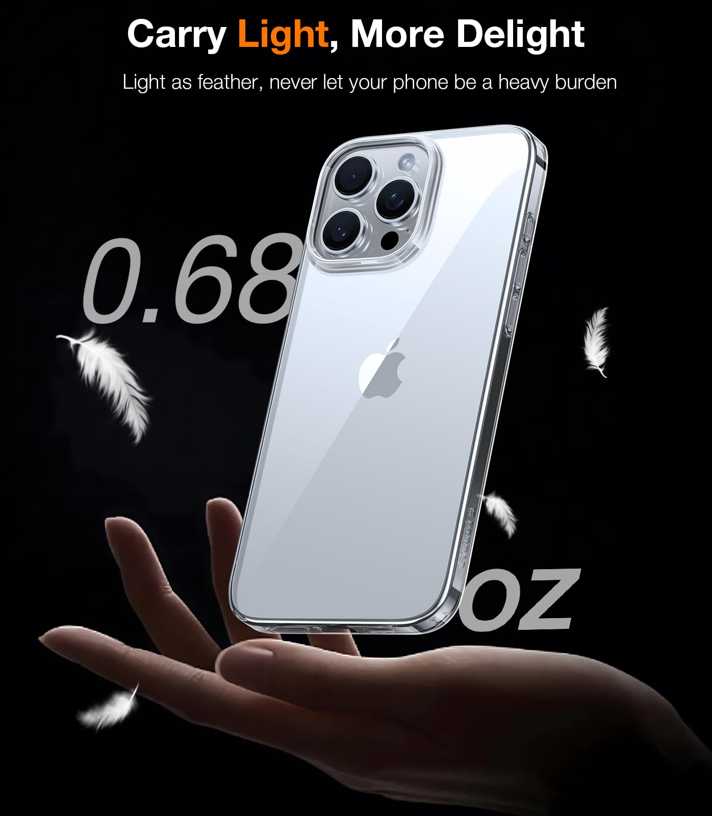 Amazon.com: TORRAS Slim Fit for iPhone 16 Pro Max Case Clear