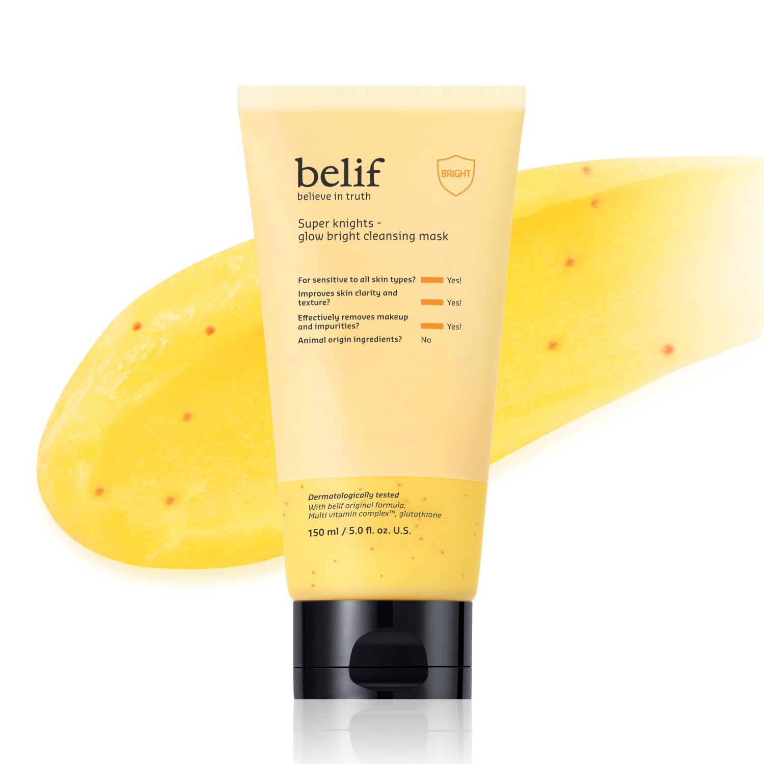 Amazon.com : belif Super Knights Glow Radiance Cleansing Mask
