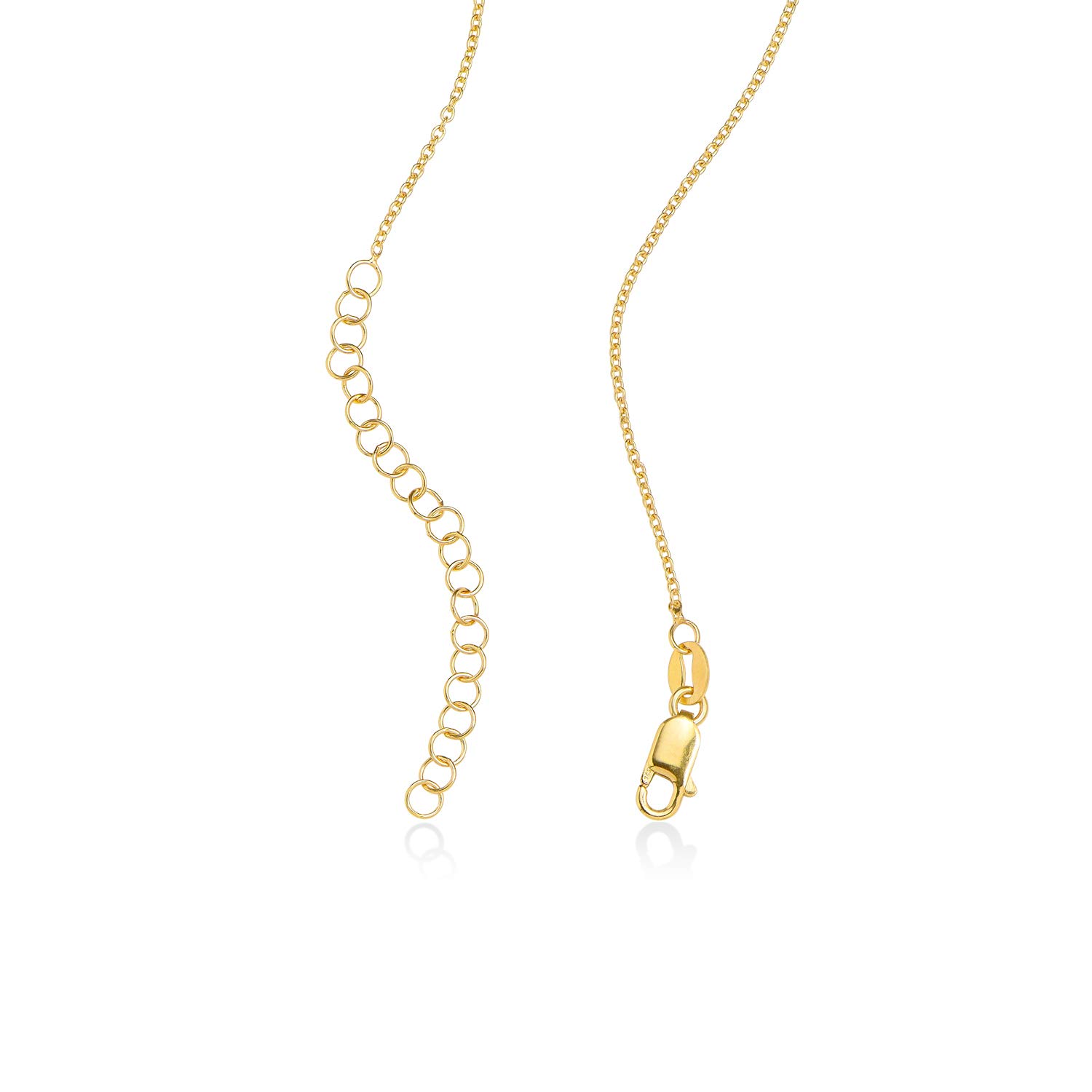 MYKA - Collana con nome Personalizzato con Ciondolo Piccolo Stile “Carrie” - Fatto su Misura Gioielleria - Regalo di Mamma - Regalo di Natale