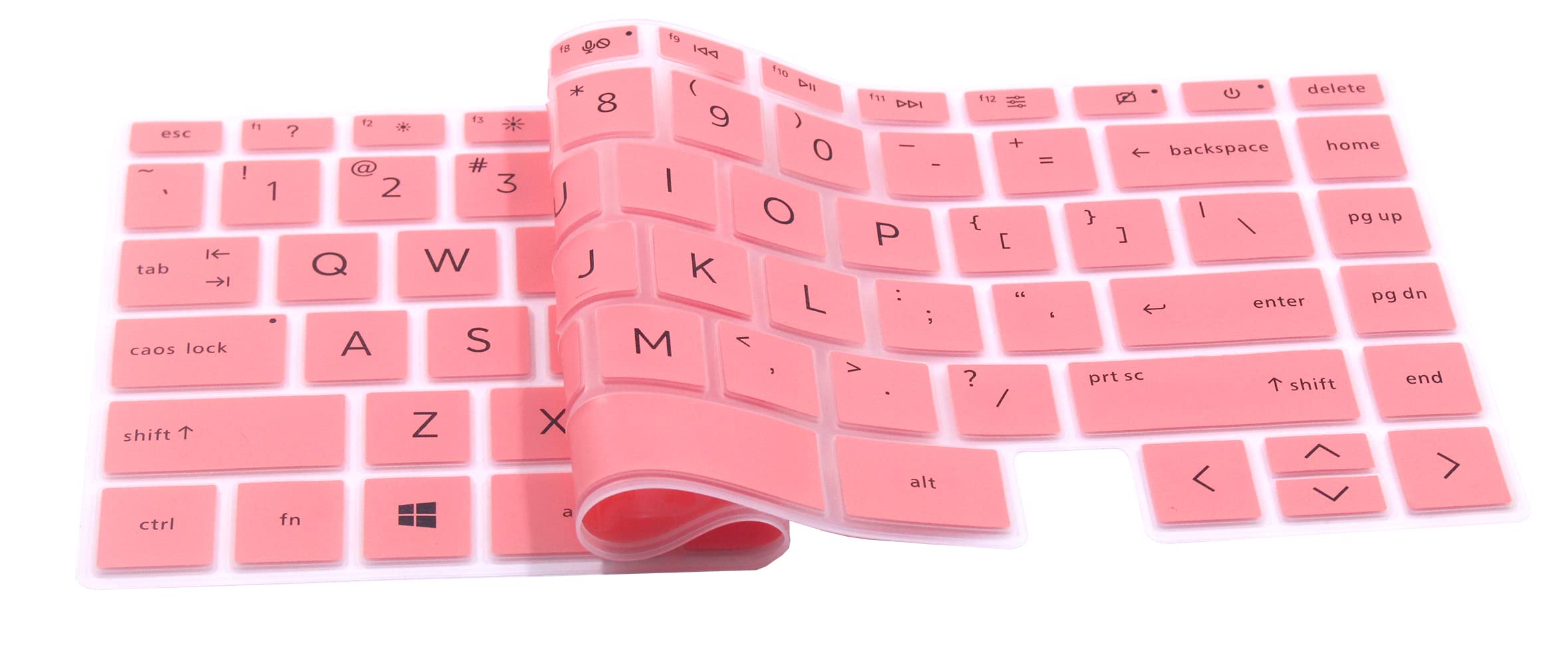Keyboard Skin Compatible for HP Envy x360 2-in-1 15m-EU/ES 15t 15-ep,15t-ep000 15t-es000 15m-eu0013dx eu0023dx eu0033dx eu0043dx eu0097nr 15m-es0013dx es0023dx 15-ep1013dx ep1035nr 13t-ba100 (Pink)