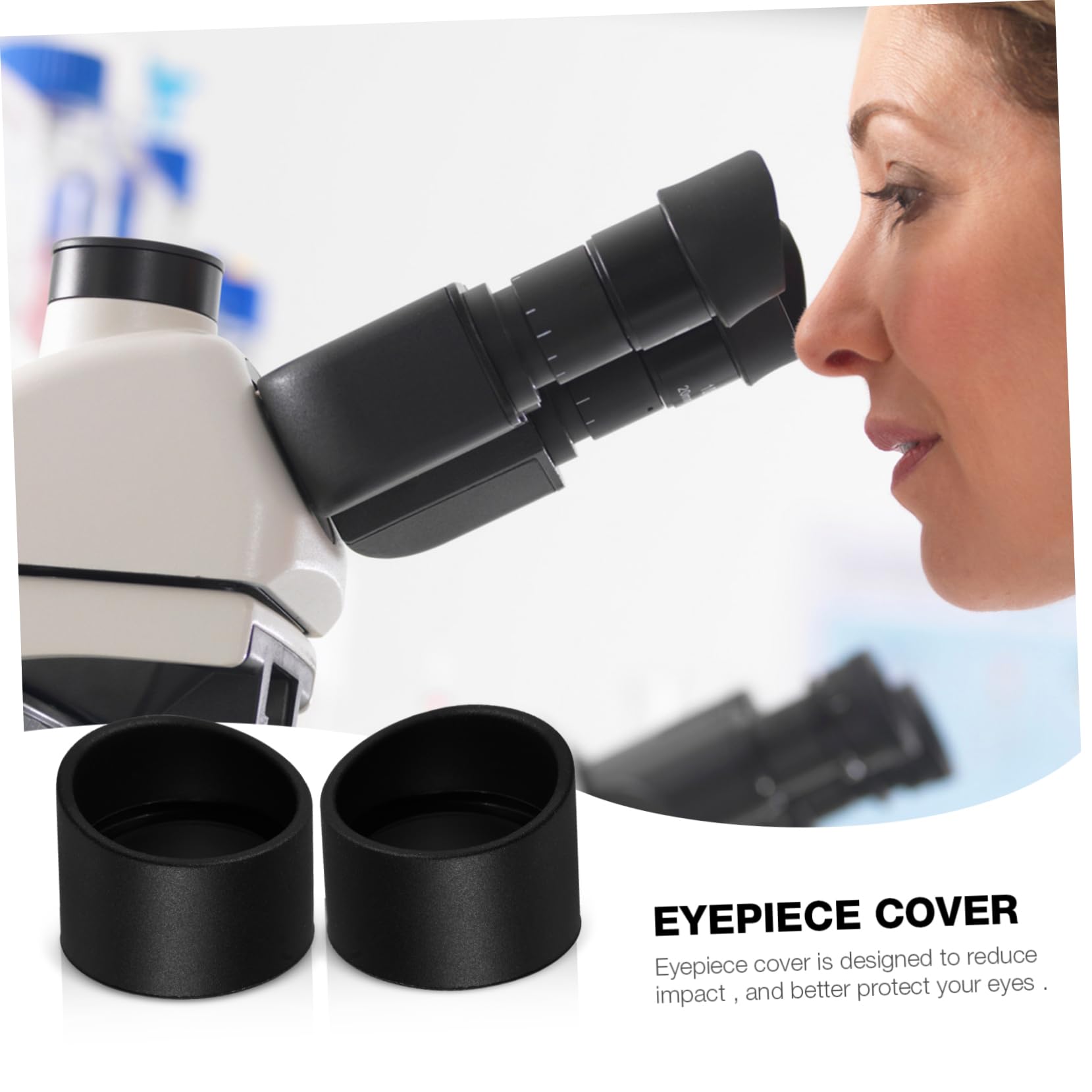 Oculari In Gomma Per Microscopi Stereo - Protezione Occhi Confortevole Con Schermo - Foto 6