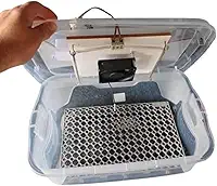 Chocadeira Pet Compacta Com Controle De Temperatura Automático Capacidade Para 30 Ovos de Galinha ou 90 Ovos de Codorna