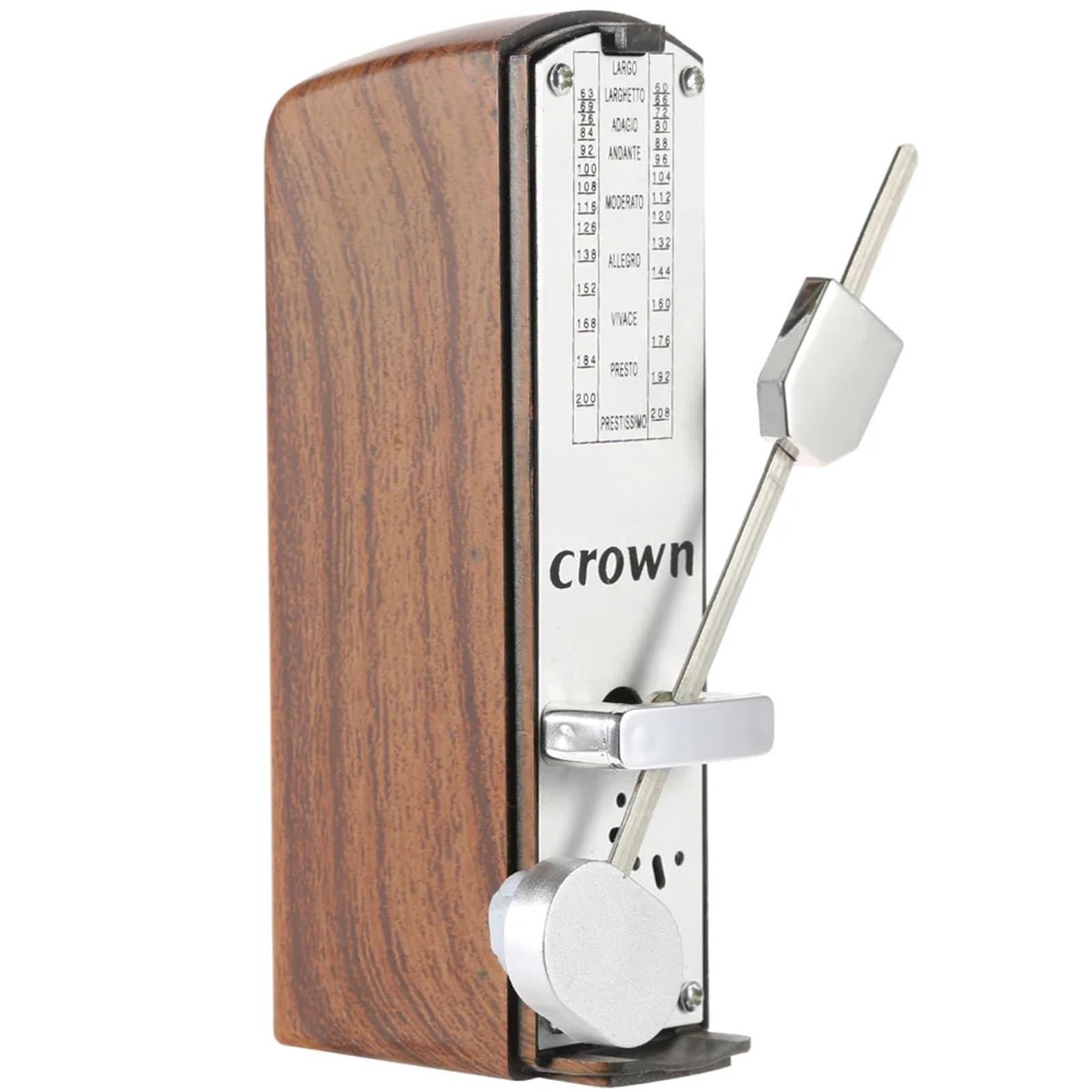 JX-V Metronom mechaniczny, uniwersalny metronom o wysokości 11 cm do fortepianu, gitary, skrzypiec, ukulele, chińskiej cytary, instrumentu muzycznego. (Red)