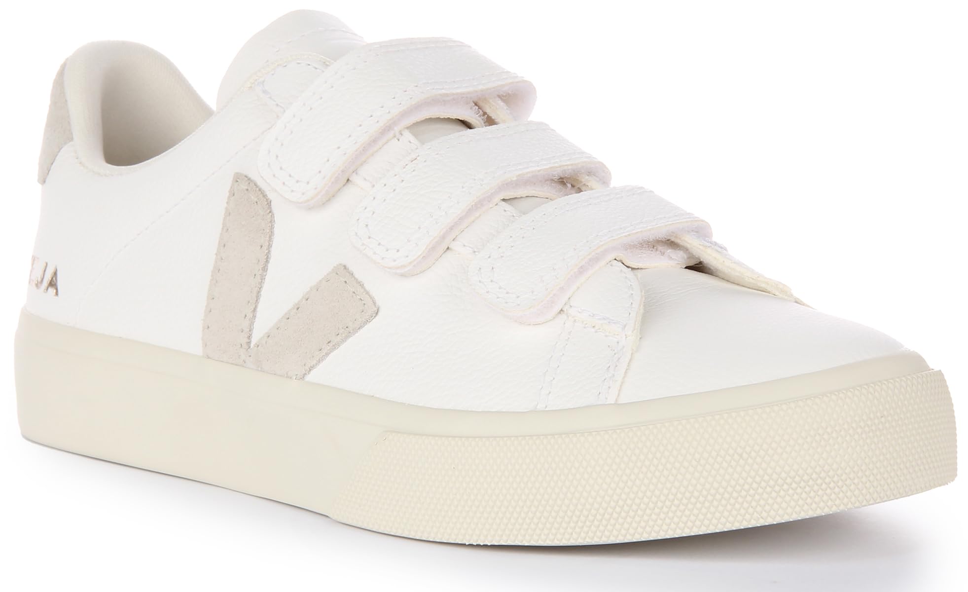 Veja Recife Chromefree Leather Trainers - Natural - Men's - Size 11