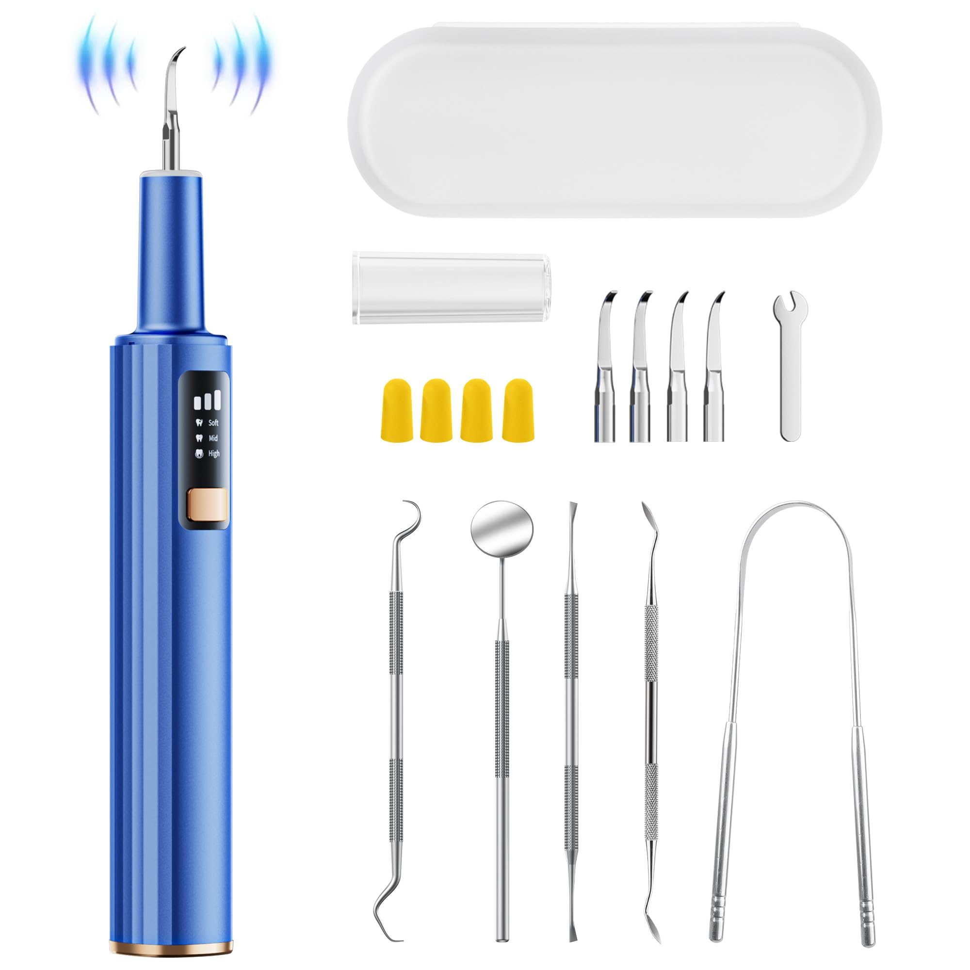 Ultrasonic Plaque Remover with Smart Gum Protection