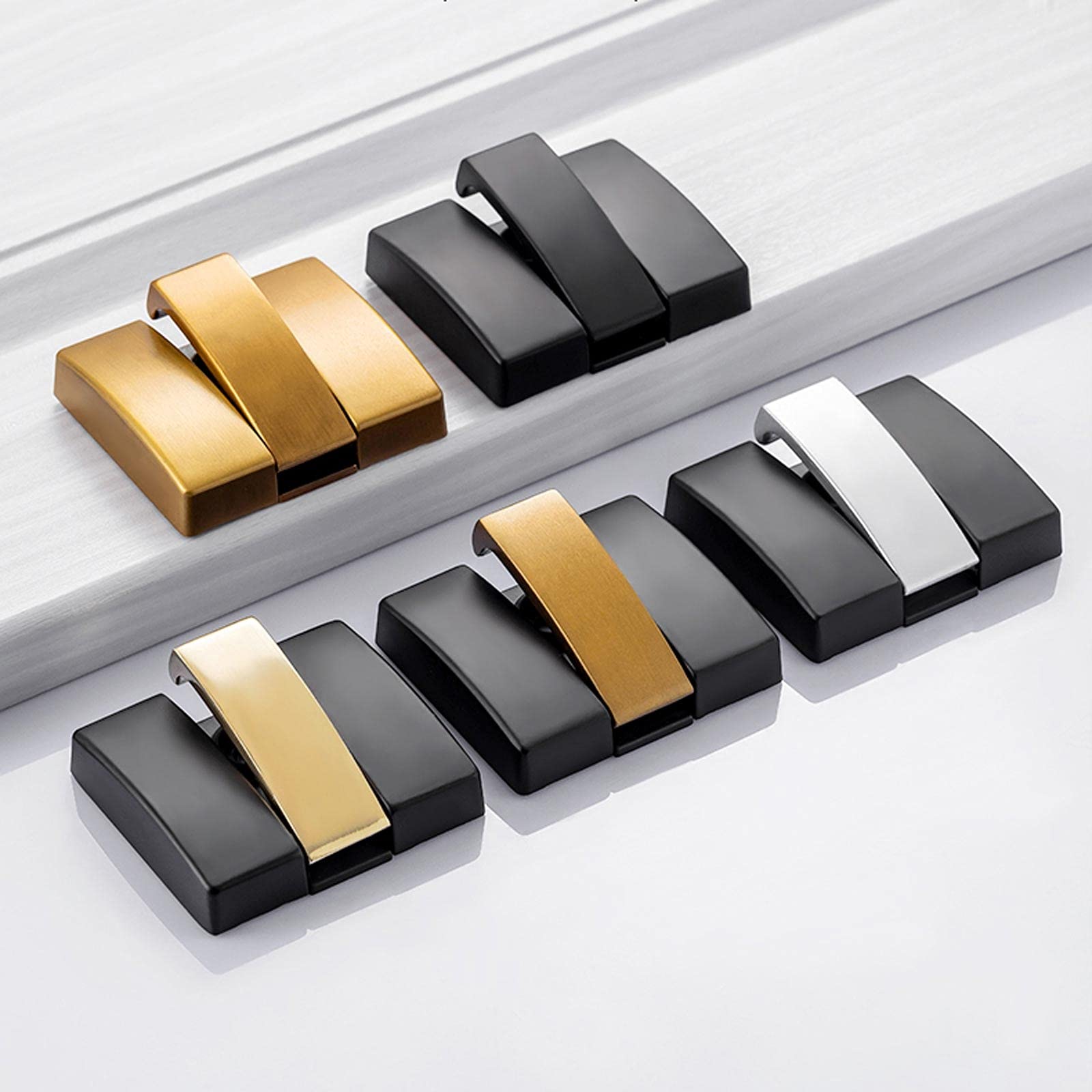 NEECS Toalleros Perchero de pared Ganchos plegables para abrigos 5 piezas Ganchos de pared, toallas de baño Percha para ropa Ganchos de soporte plegables de aleación de aluminio Montado