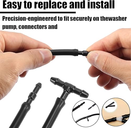 Miniatura 6 de Osilly Kit de manguera para lavaparabrisas, tubo de líquido de lavado de 13.1 ft con 12 conectores de manguera, compatible con la mayoría de