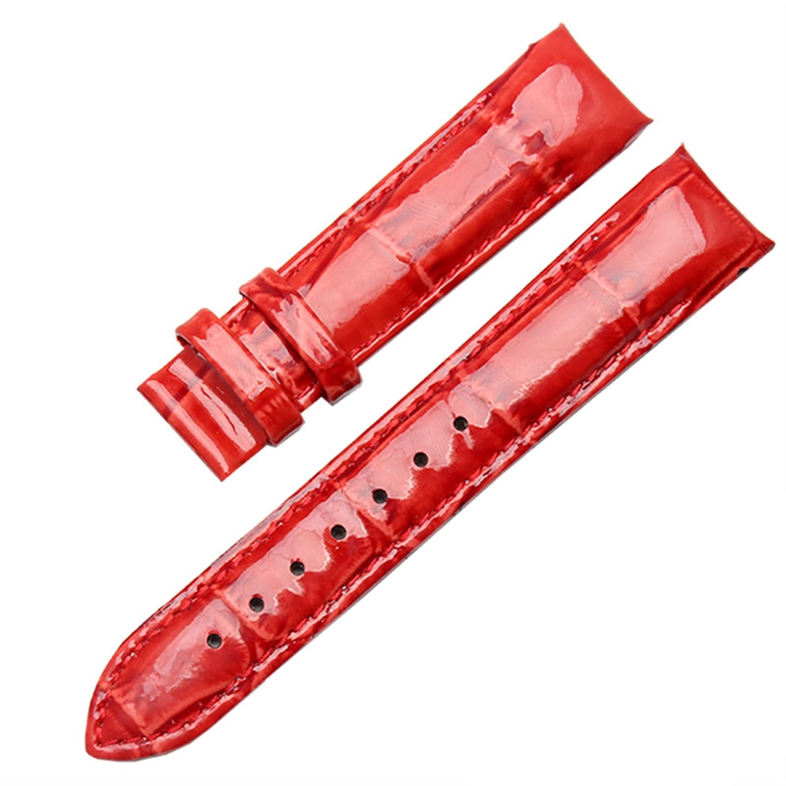 Bracelet montre cuir Tissot T035 rouge tendance 18 mm femme