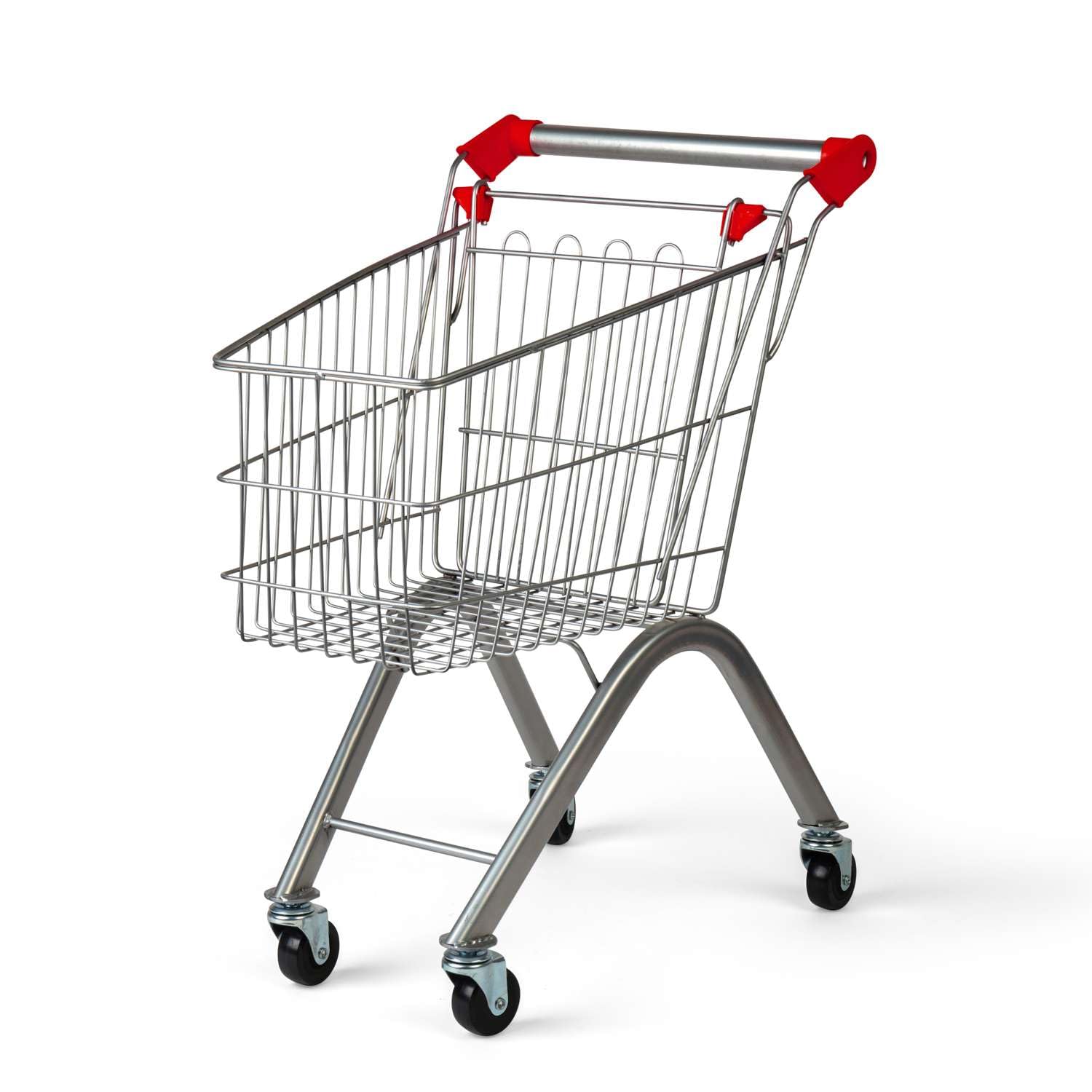 Bigjigs Toys Carrello della Spesa per Bambini - Giocattolo Realistico per Giochi di Ruolo al supermercato, Set da Gioco per la Spesa per Giochi di finzione, Regali per Bambini, età Superiore ai 18