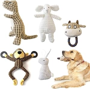 KONKY Juguetes para perros 5 piezas