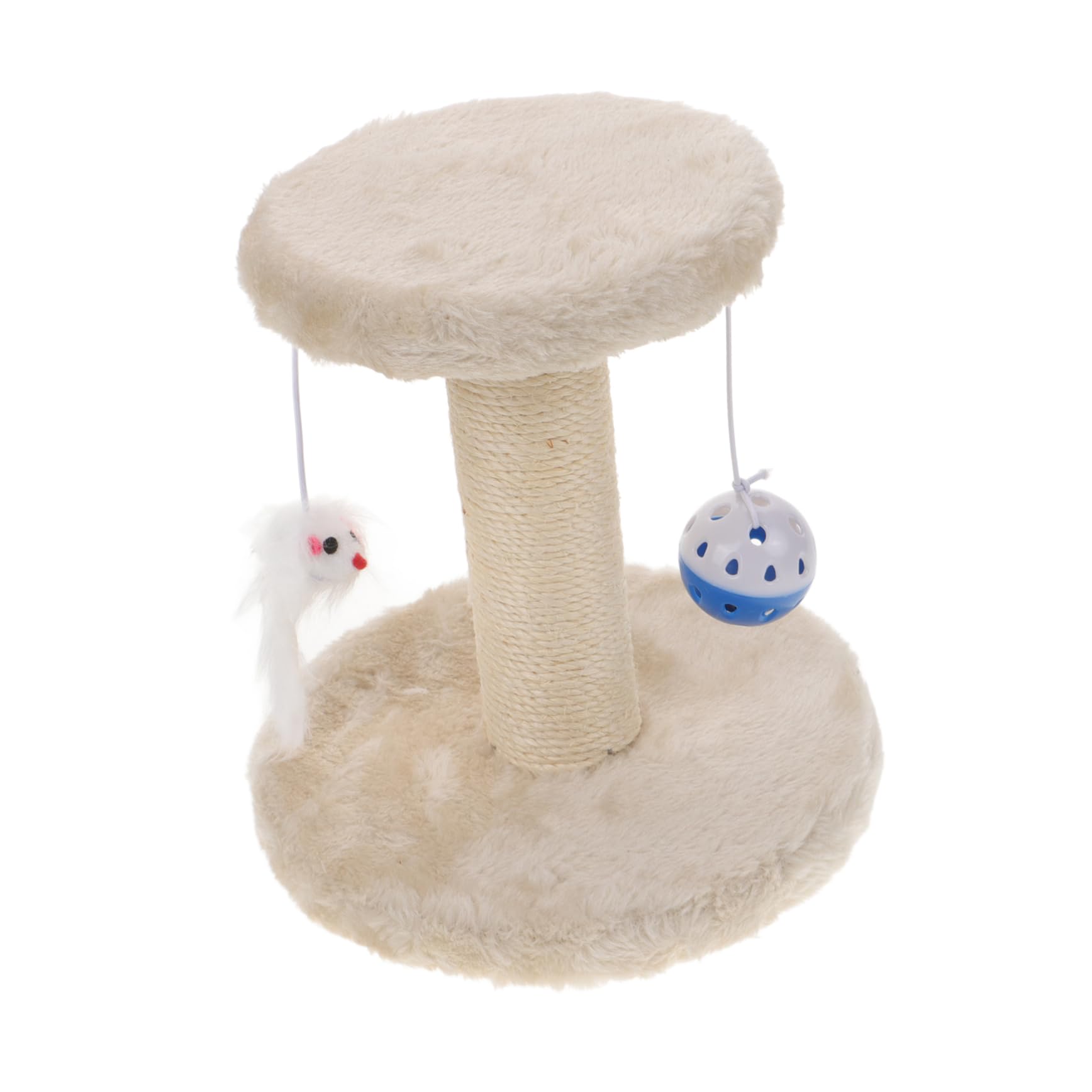 VERDANVERSE Adorable Cat Scratching Post Wear Resistant Sisal Scratcher Pole for Indoor Cats Thick and Design Cat Activity Tree for Kittens and Adult Cats