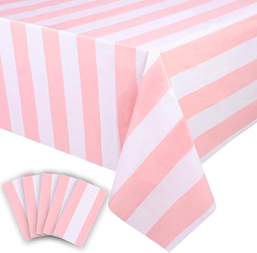 Miniatura 23 de Kesfey - Juego de 3 manteles de mesa de rayas horizontales en blanco y negro de 54 x 108 pulgadas, manteles clásicos de rayas negras, manteles de