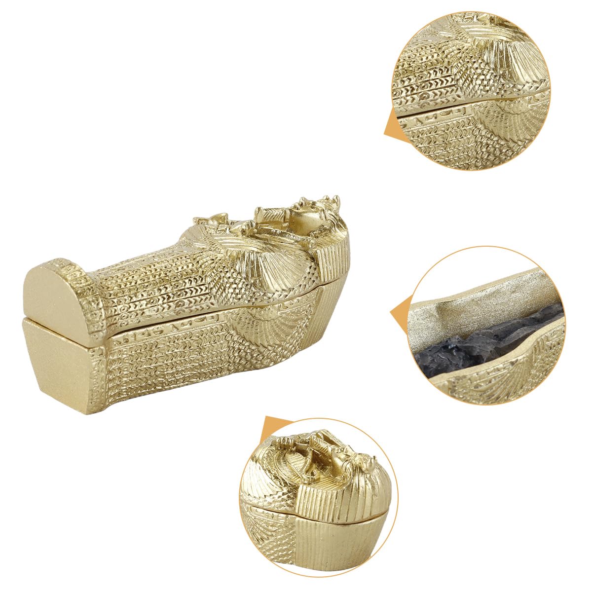 Ausi 1 set di sarcofago del faraone Tutankhamon, re egizio, mummia per decorazioni di Halloween